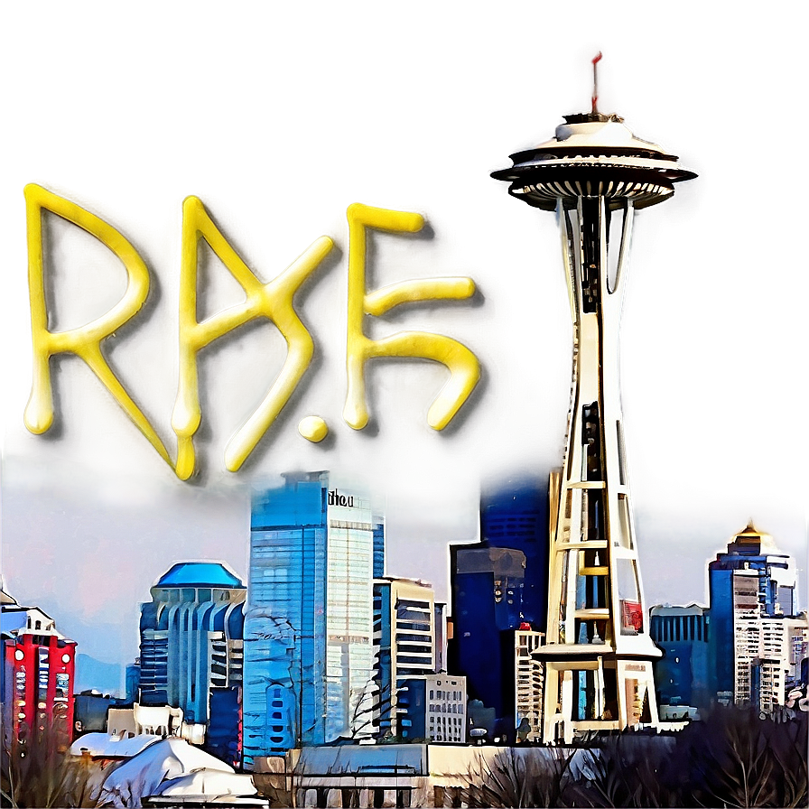 Seattle Skyline In Winter Png 17 PNG