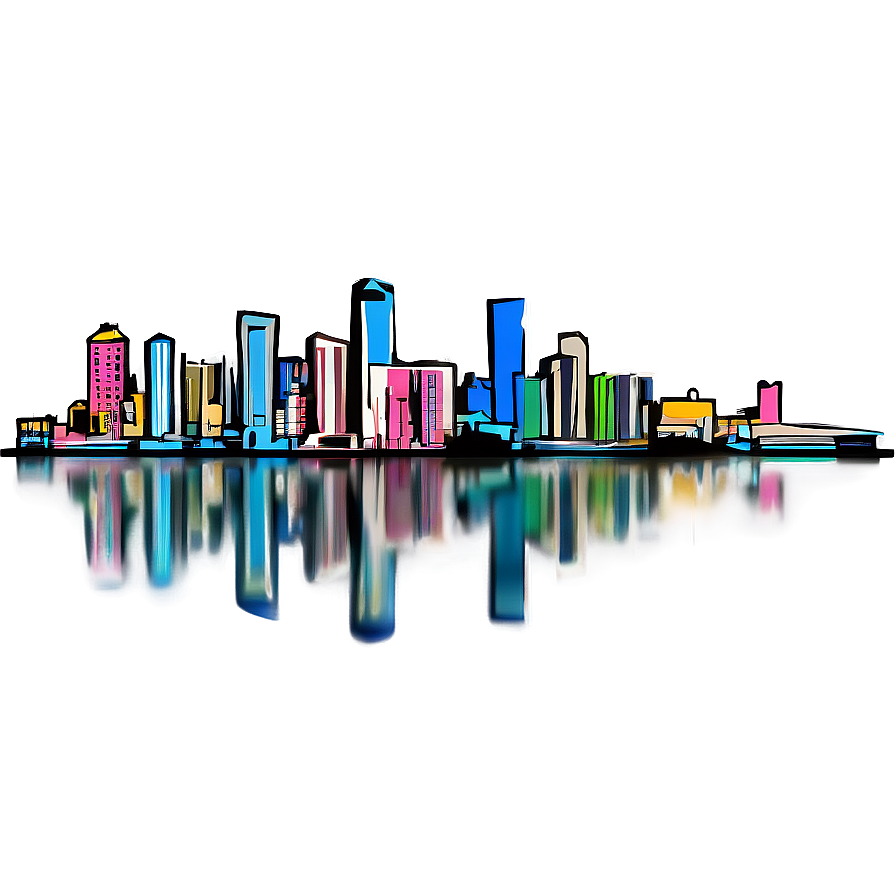 Seattle Skyline On A Clear Day Png Wmm PNG