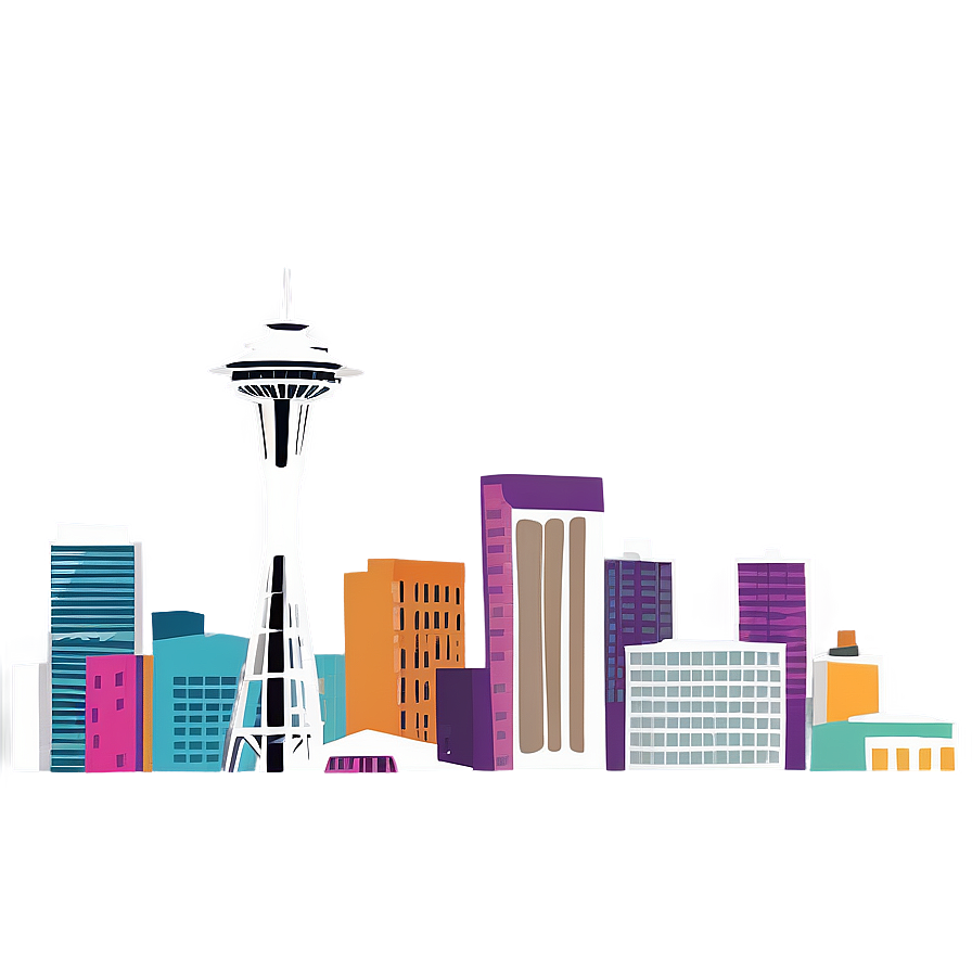 Seattle Skyline Panorama Png 63 PNG