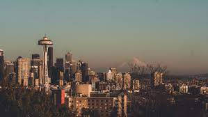 Seattle Skyline Space Needle And Buildings Wallpaper