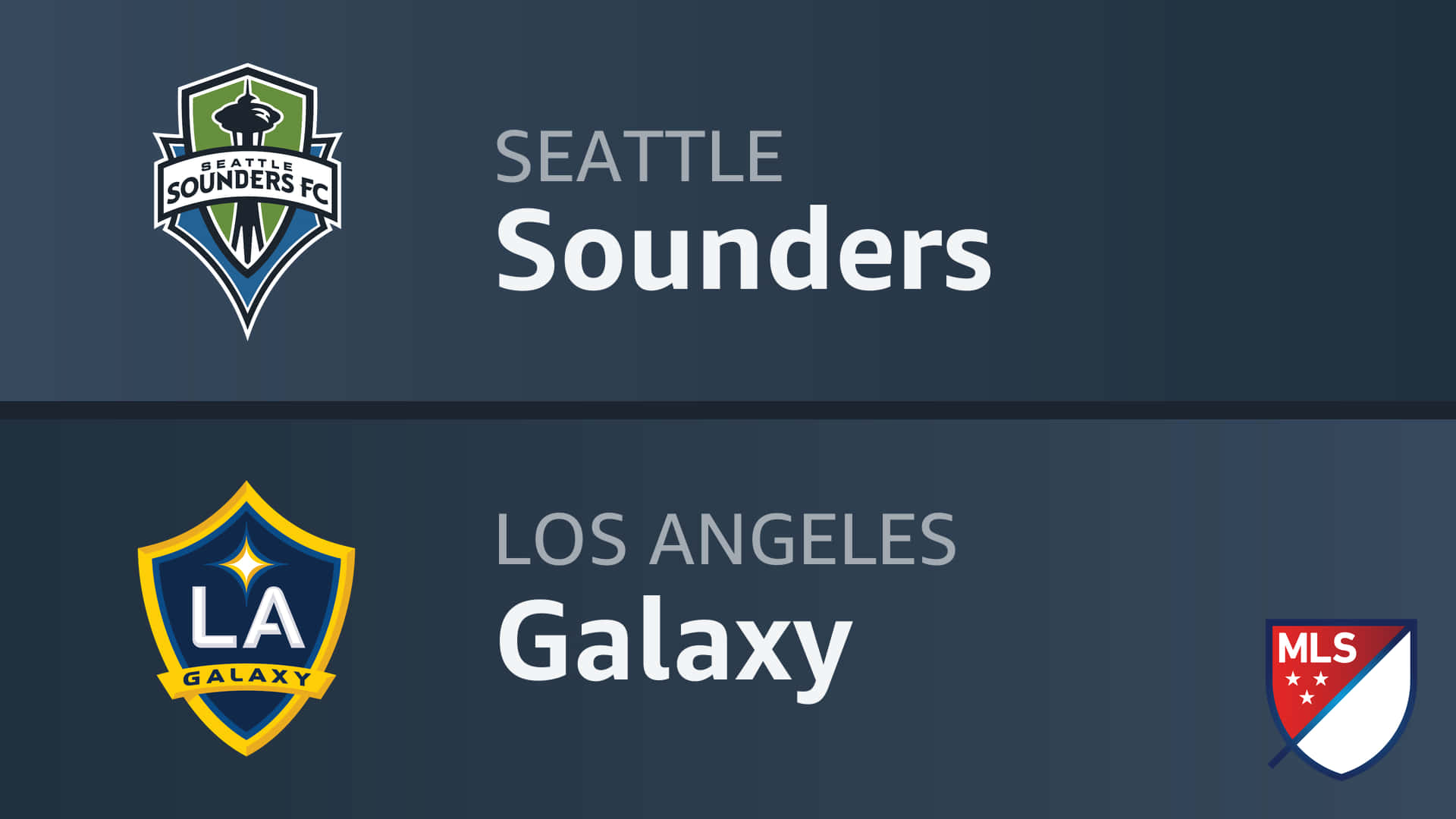 Seattle Sounders FC og L.A. Galaxy-tapper dette billede til din skærm. Wallpaper