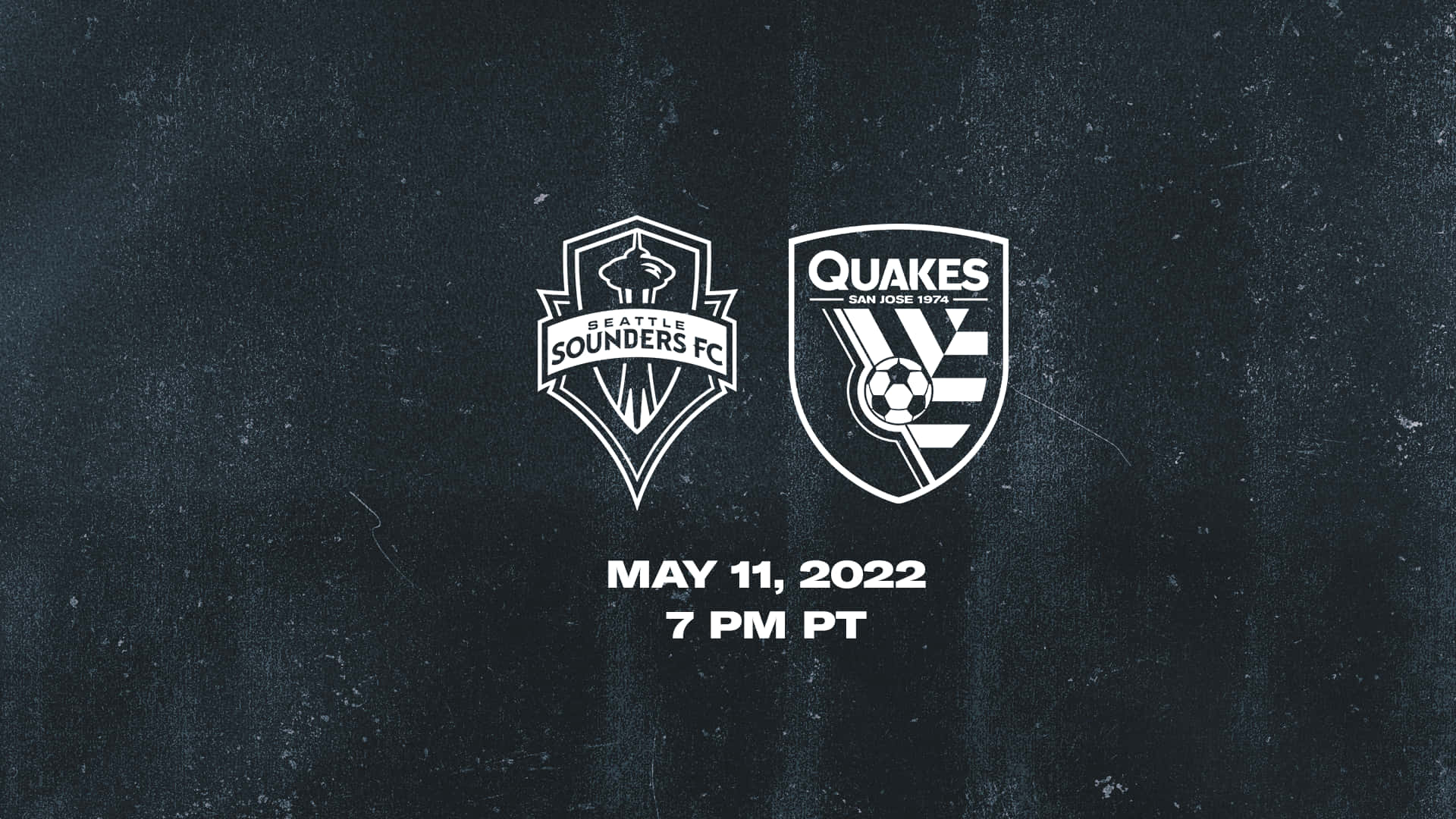 Seattle Sounders FC og Quakes Logo Tapet Wallpaper