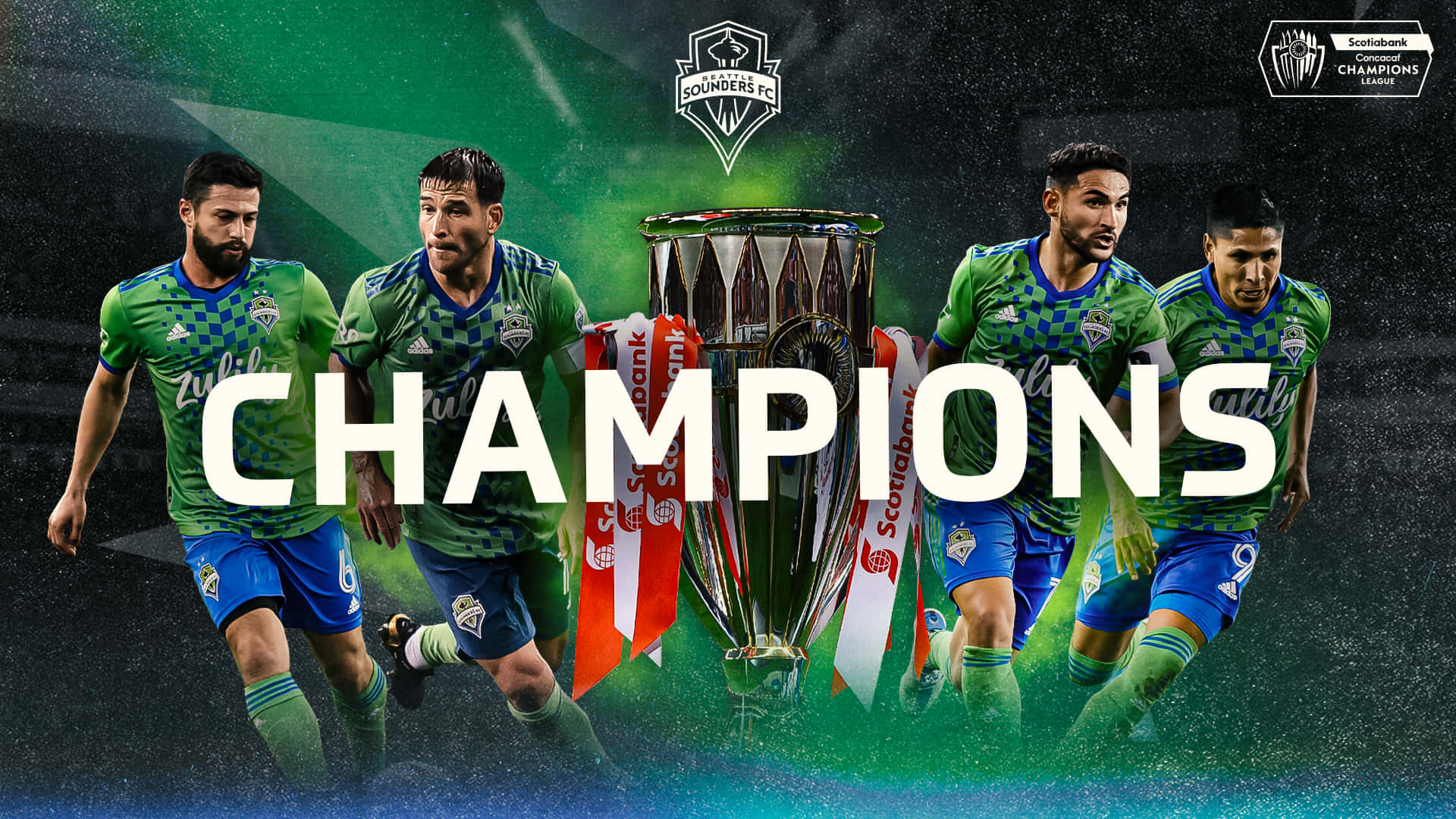 Seattle Sounders Fc Cascadia Cup Champions Background