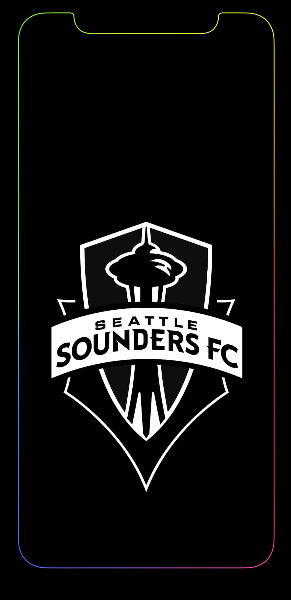 Seattlesounders Fc Logo Minimalista. Sfondo