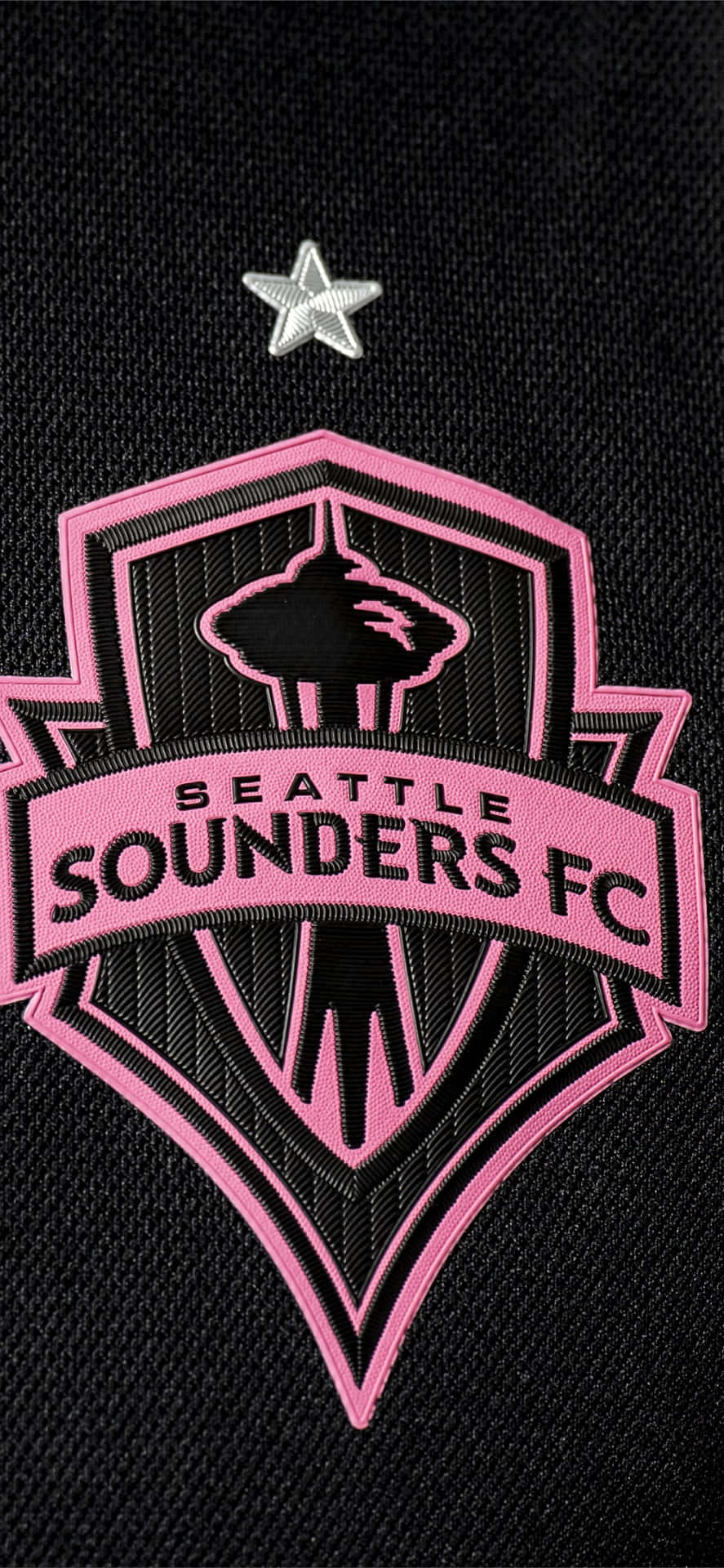 Seattlesounders Fc Nattfall Matchtröja Logotyp. Wallpaper