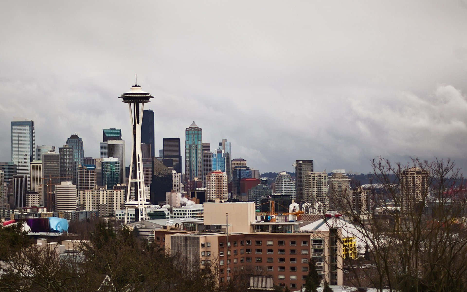 Storslået udsigt over Seattle, Washington Wallpaper