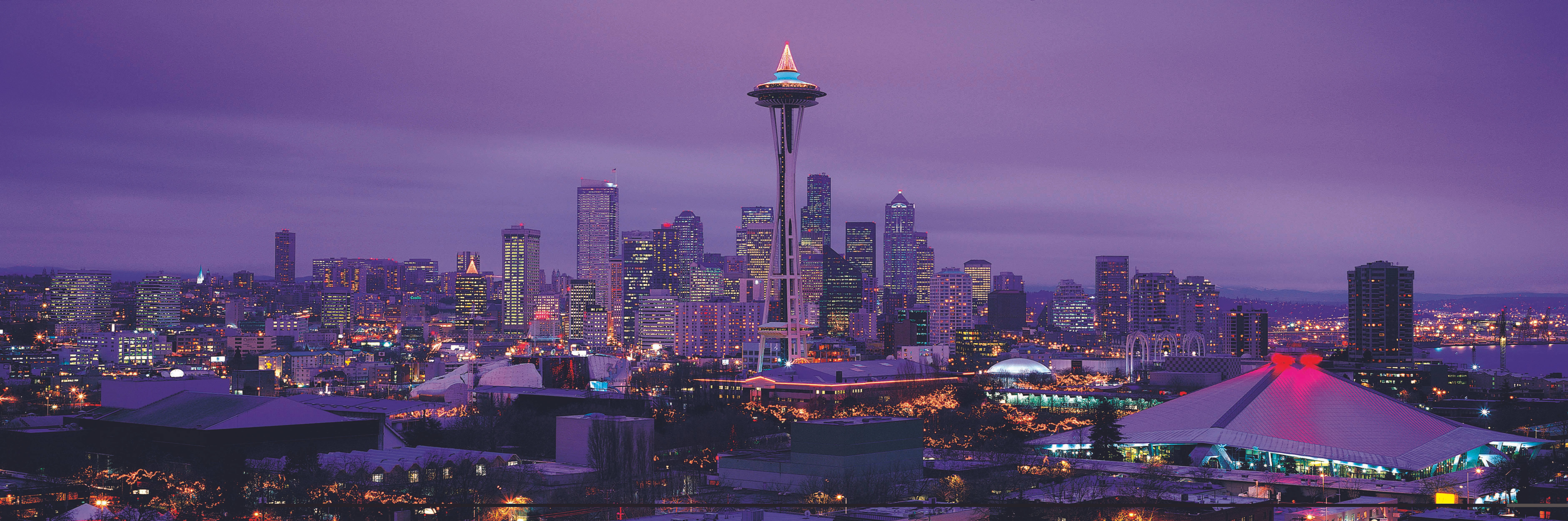 Seattle from Above Wallpaper