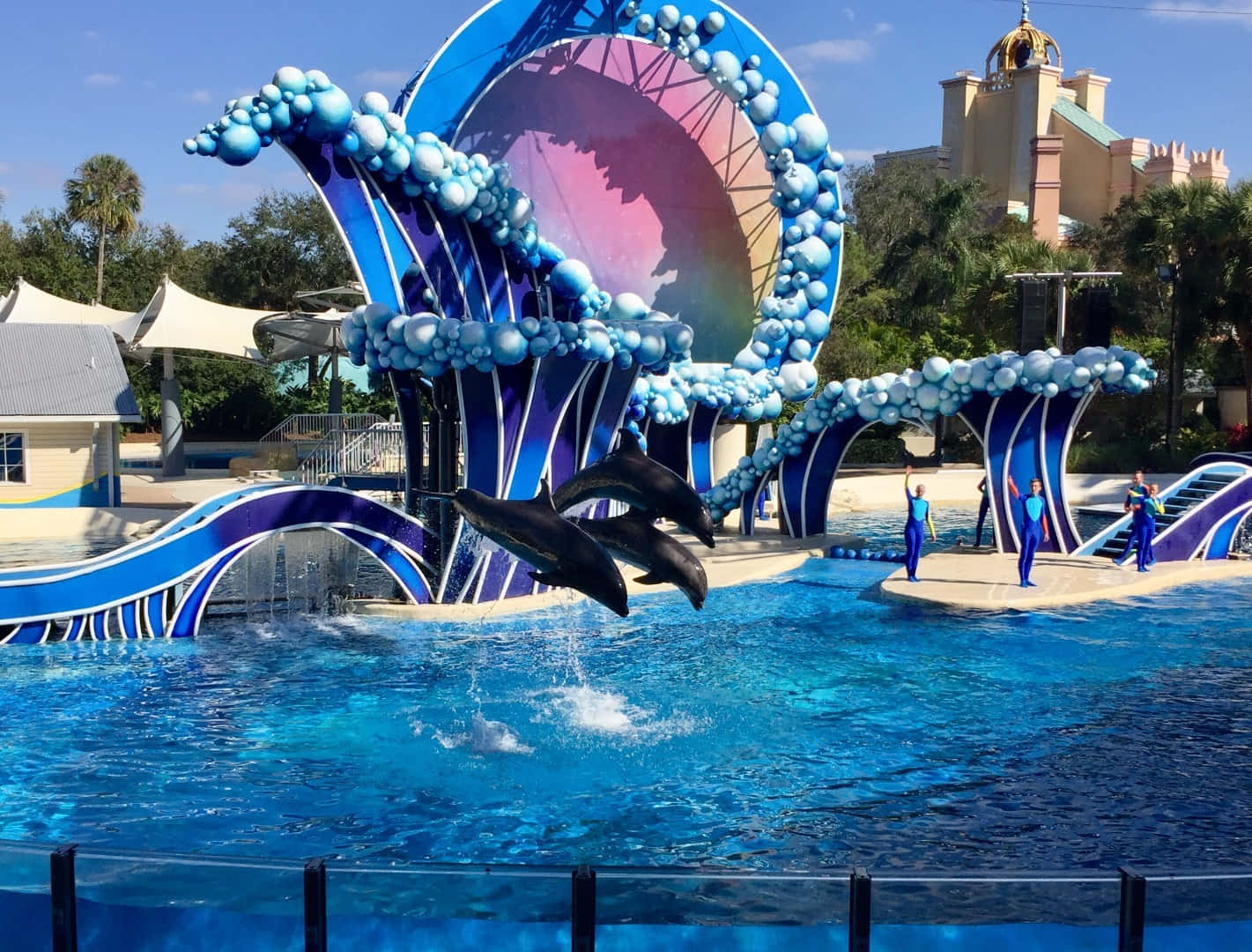 Envy Över Seaworld-parken I Orlando, Florida.