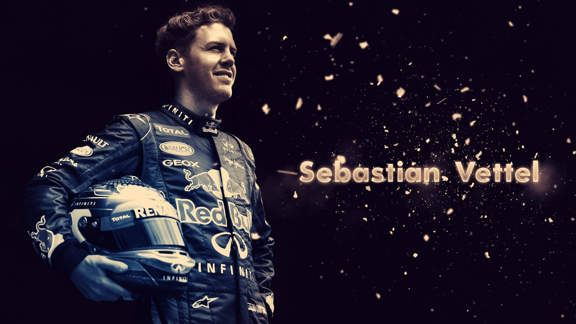Ediciónde Fanático De Sebastian Vettel - Lentejuelas. Fondo de pantalla
