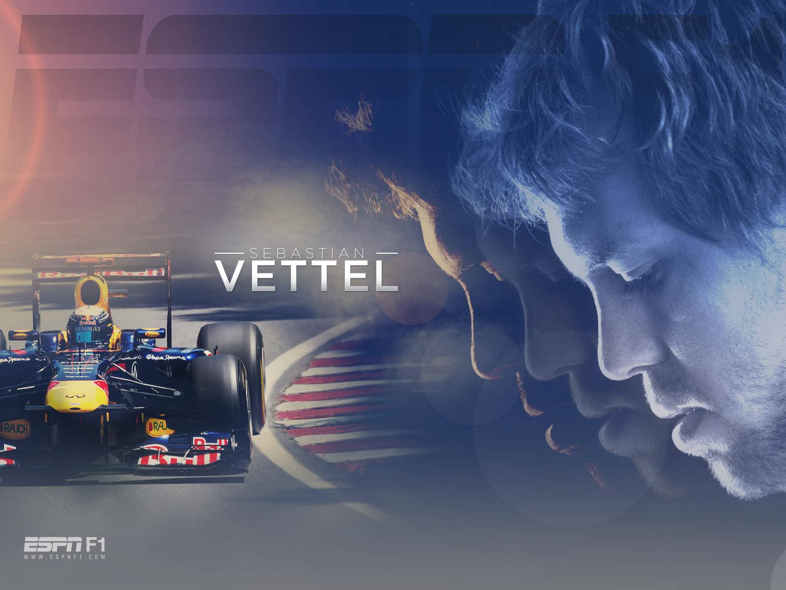 Sebastian Vettel Side Profile Edit Wallpaper