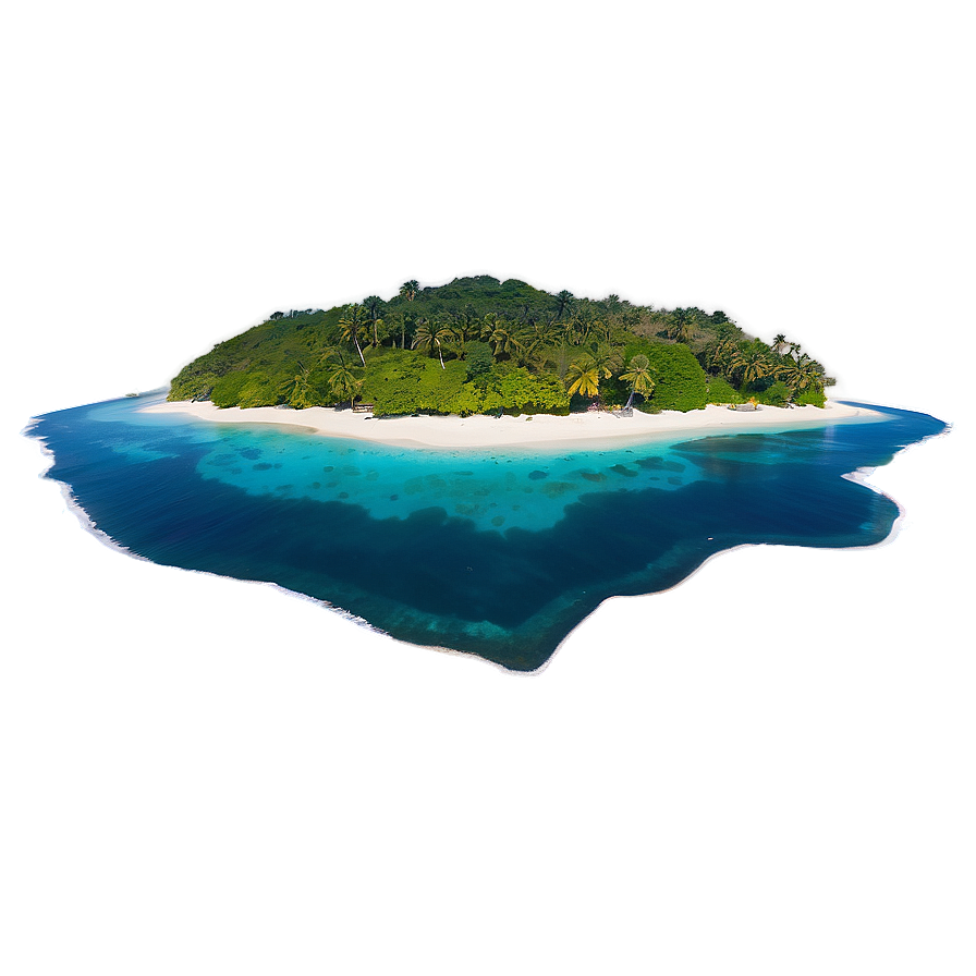 Download Secluded Tropical Cove Png 06112024