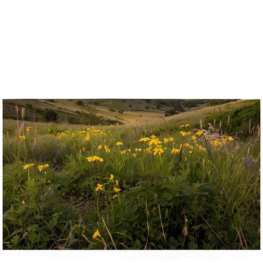 Secluded Wildflower Spot Png 06202024 PNG