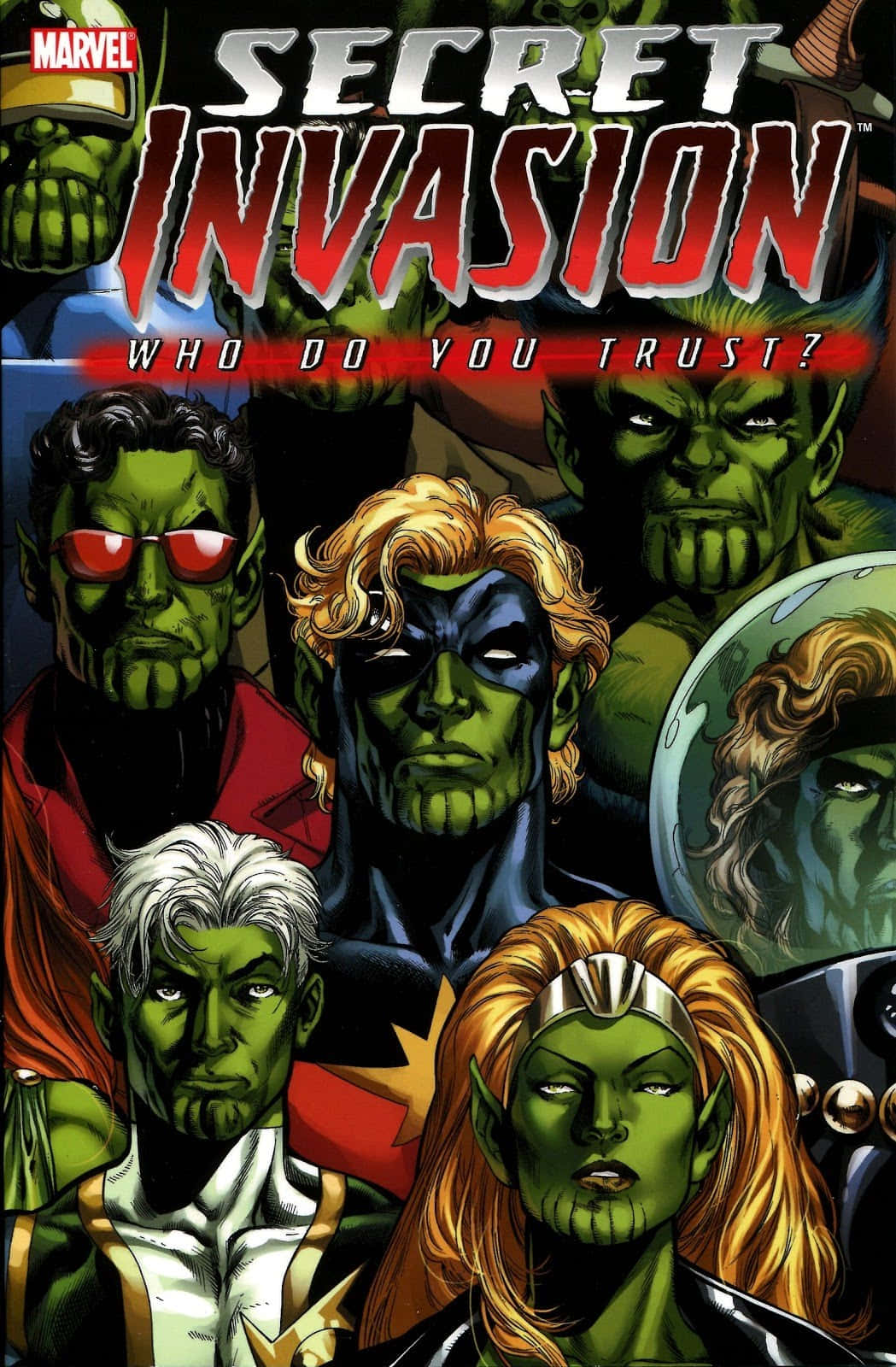Secret Invasion - The Epic Battle of Heroes and Skrulls Wallpaper