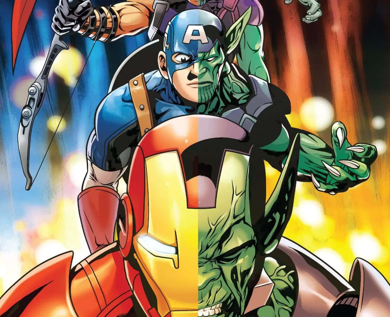 Secret Invasion: Heroes in Battle Against the Skrulls Wallpaper