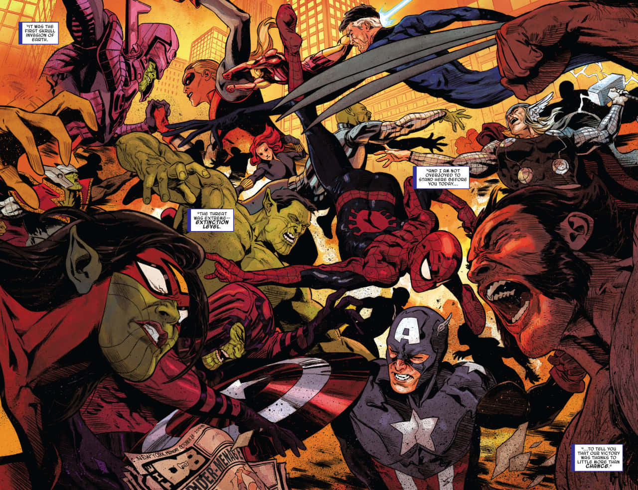 Marvel's Secret Invasion Unfolds Wallpaper