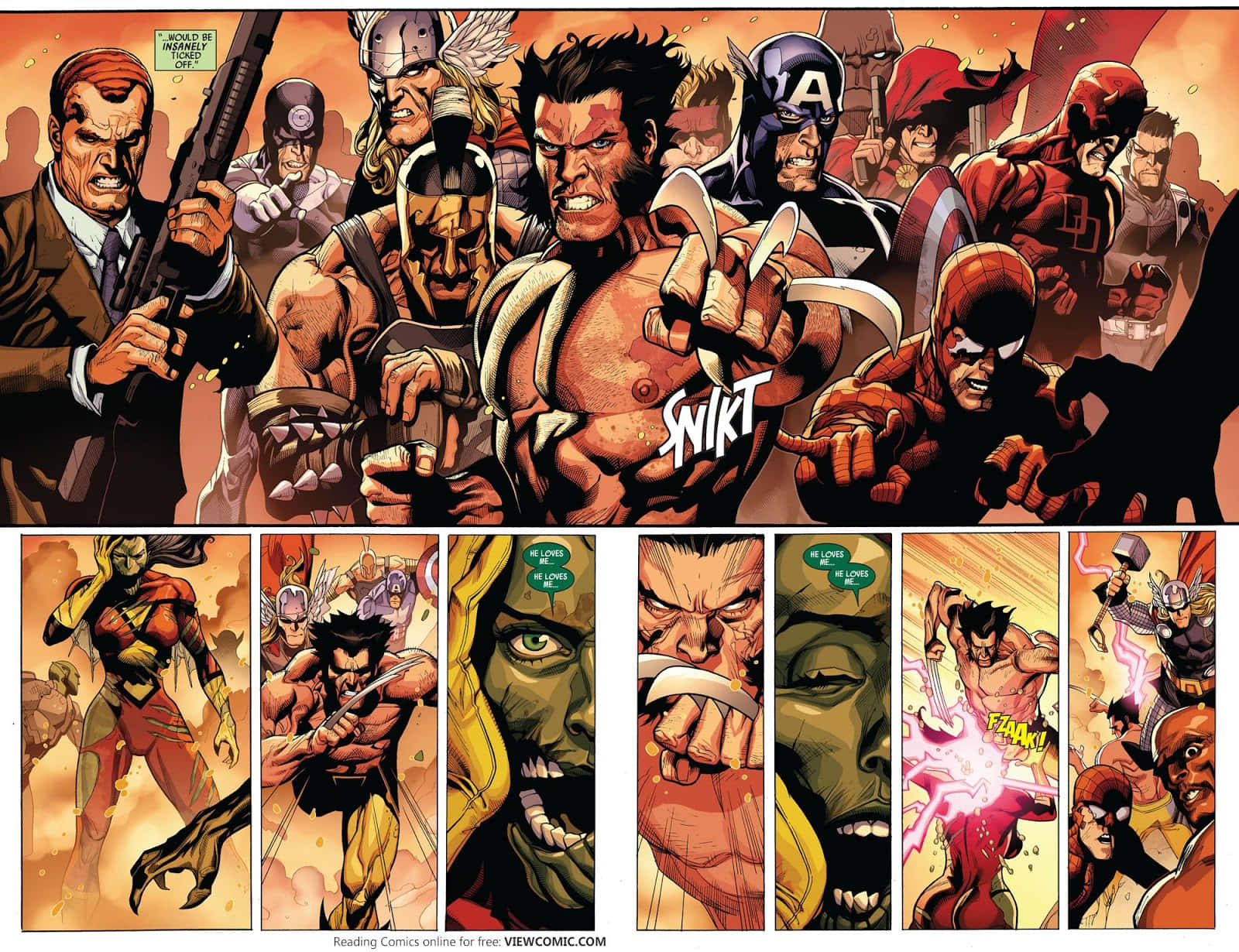 Secret Invasion Unveiled - Marvel Comics Epic Crossover Event Wallpaper
