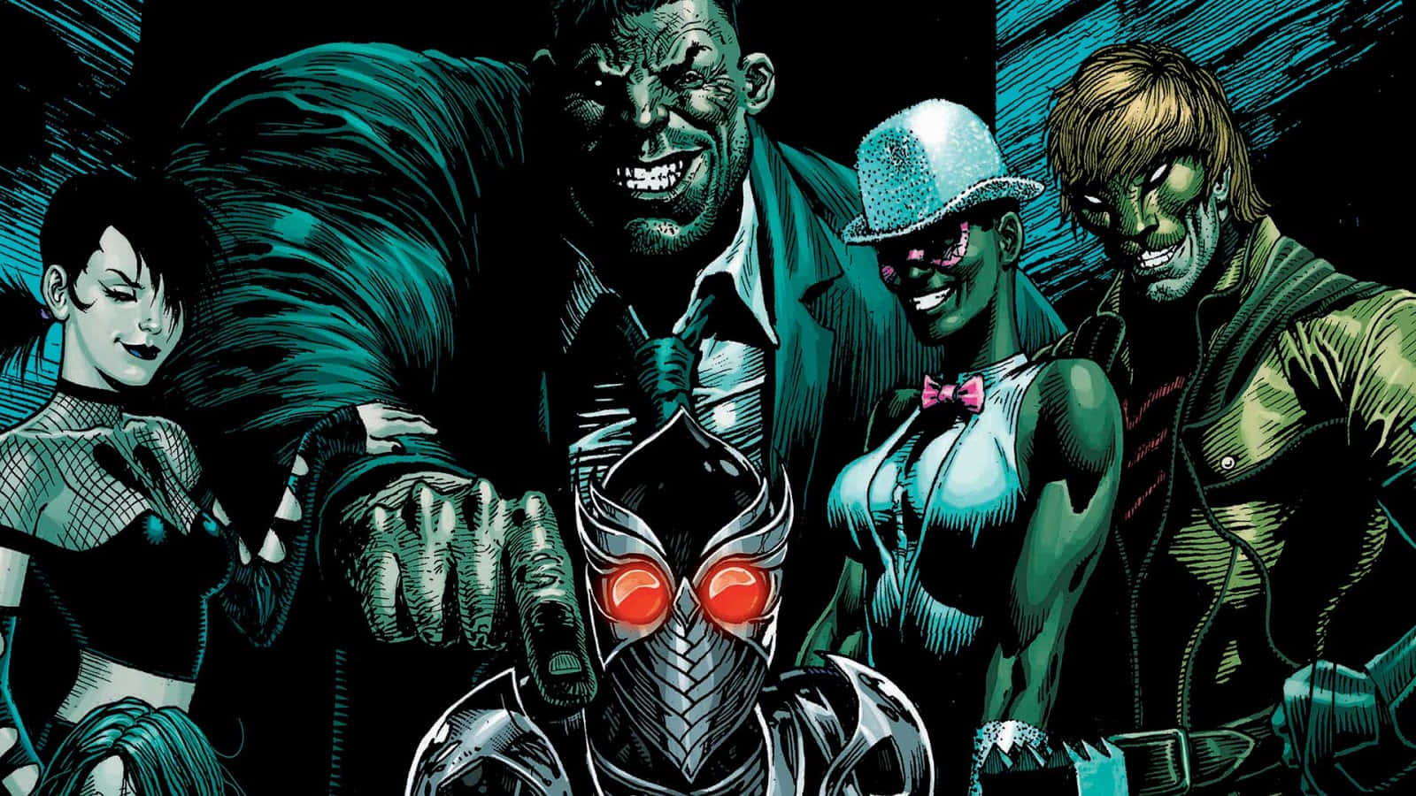 Personnages De Bande Dessinée Des Secret Six Fond d'écran