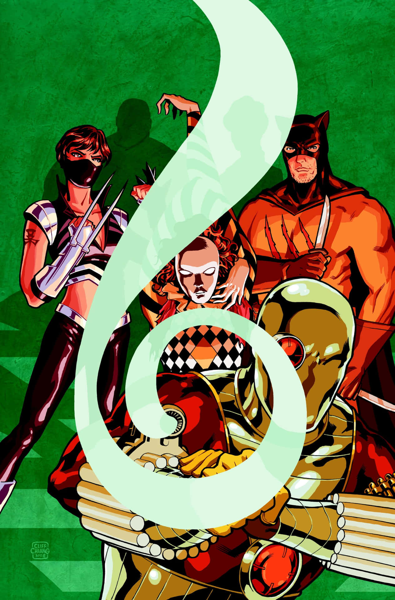 Art De Couverture De Comic Secret Six Fond d'écran