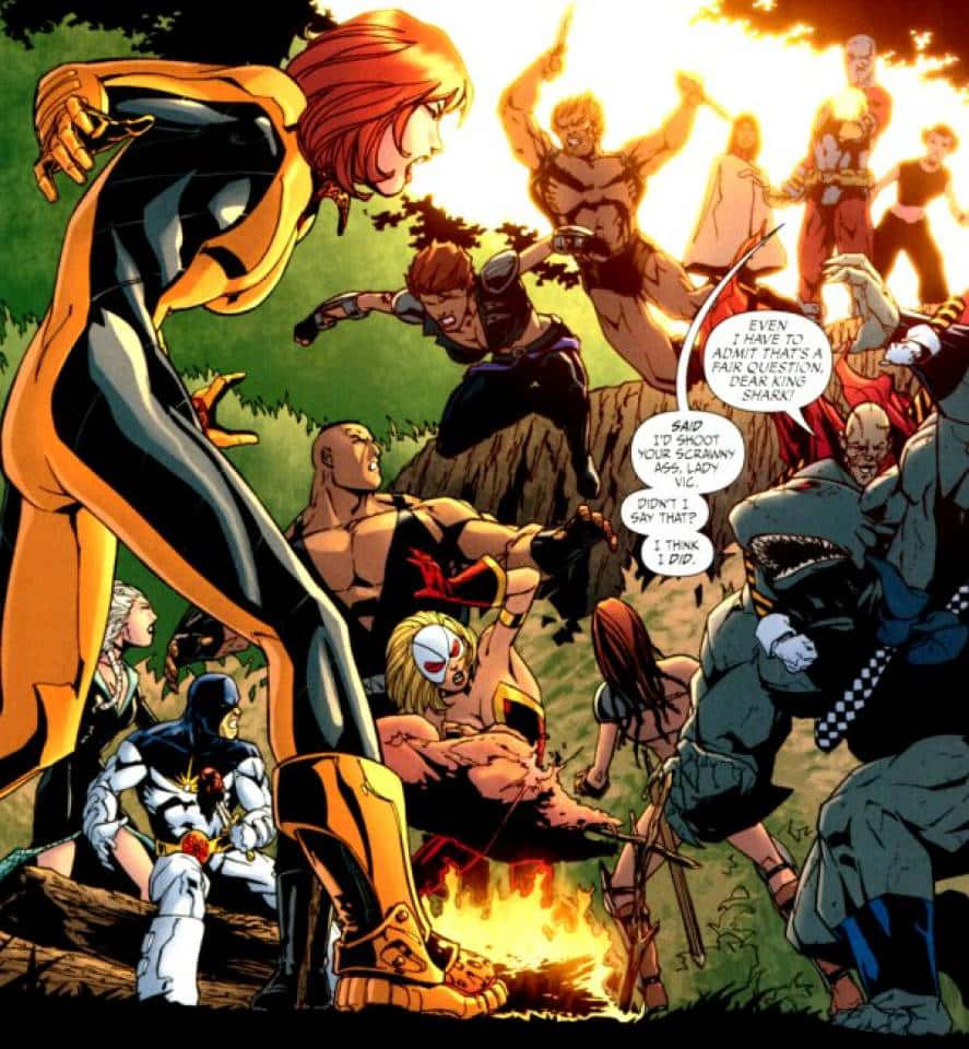 Secret Six Team Bijeenkomst Achtergrond