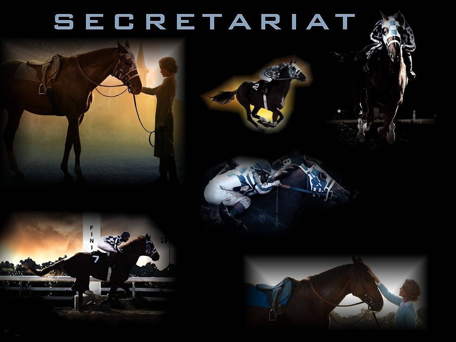 Secretariat Collage Wallpaper