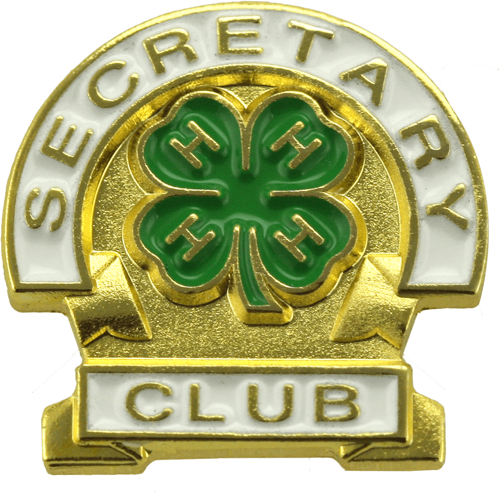 Secretary Club Pin Badge PNG