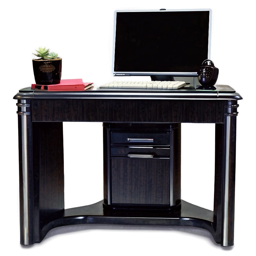 Secretary Computer Desk Png 06262024 PNG