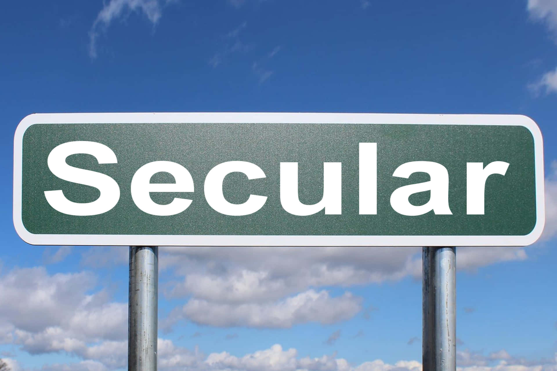 Secular Street Sign Wallpaper