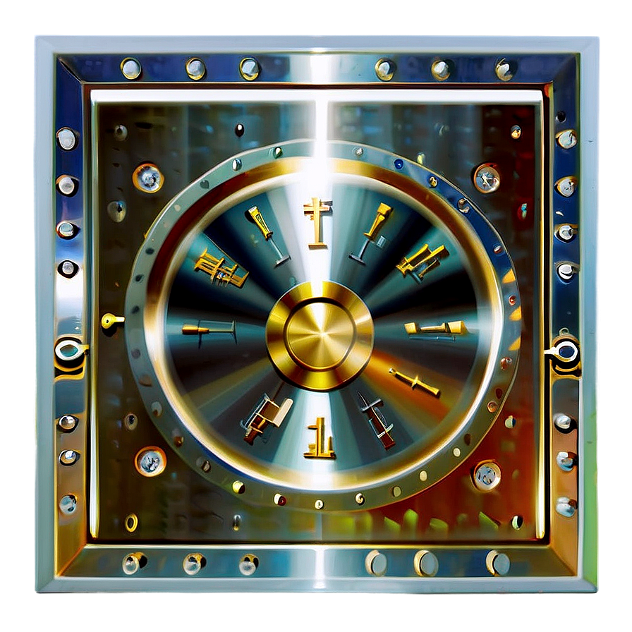 Secure Bank Vault Png 06262024 PNG