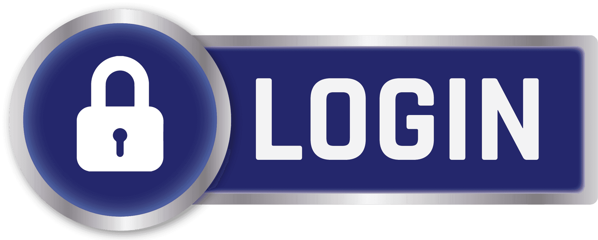 Secure Login Button Graphic PNG