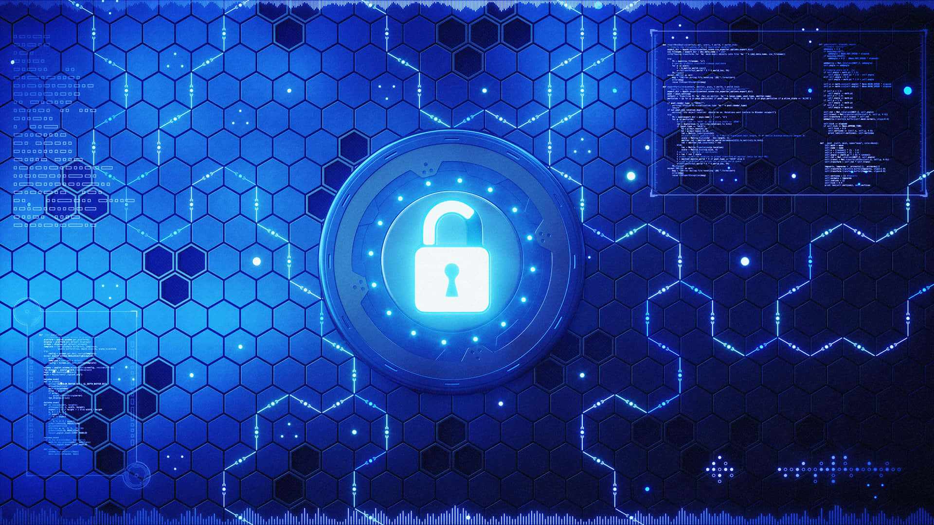 Secure the digital age with a strong security policy. Wallpaper