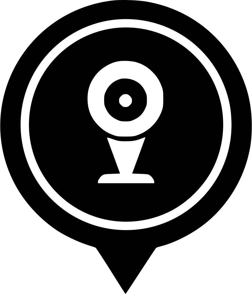 Security Camera Icon Simple Design PNG