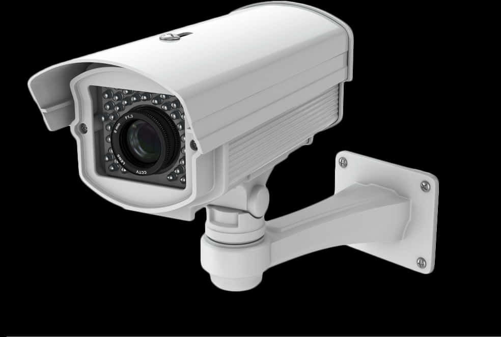 Security Camera Isolatedon White PNG