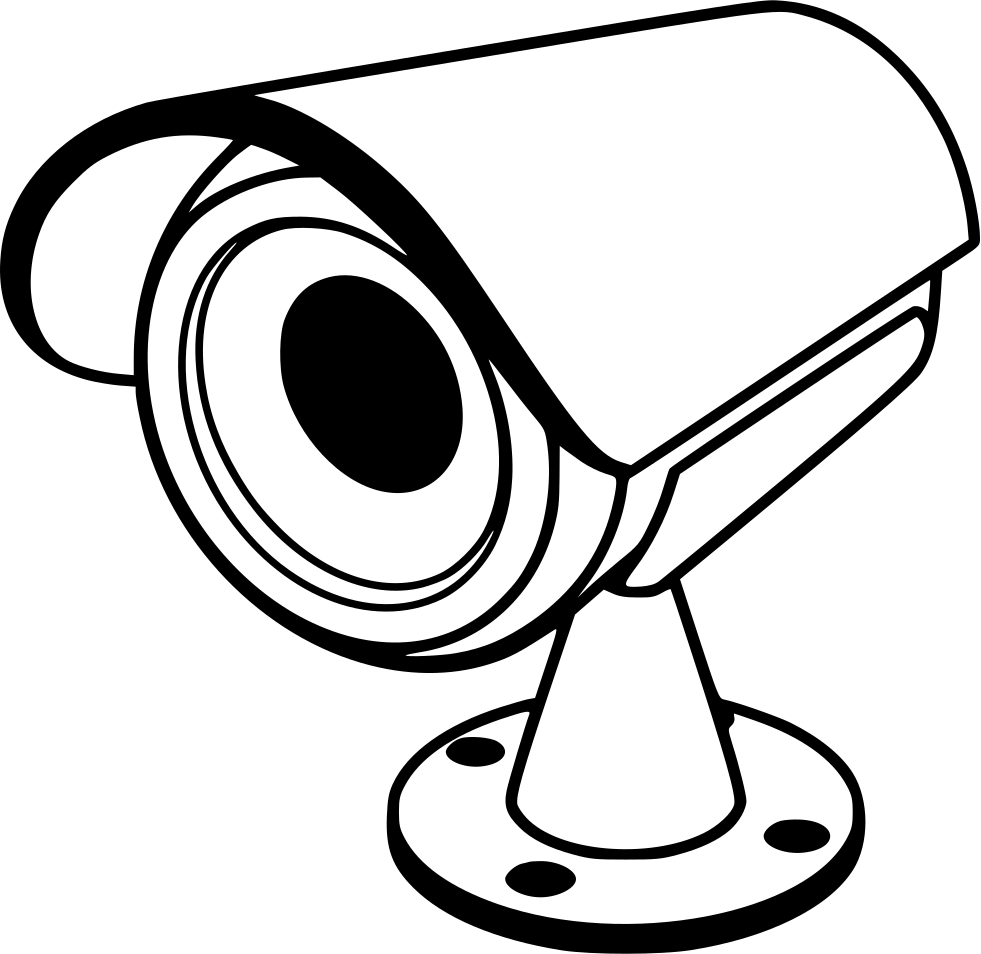 Security Camera Outline PNG