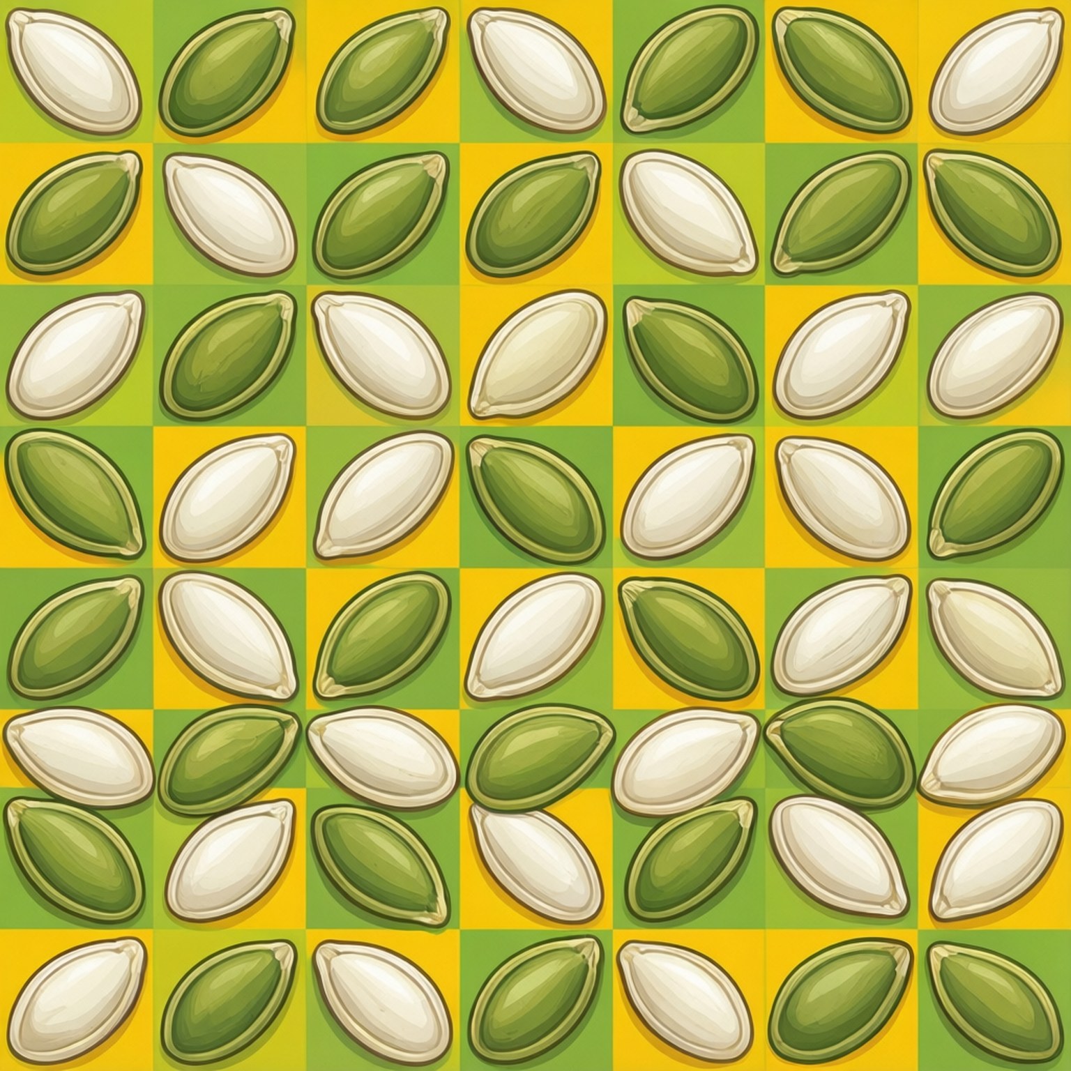 Samen-Gitter-Muster Wallpaper