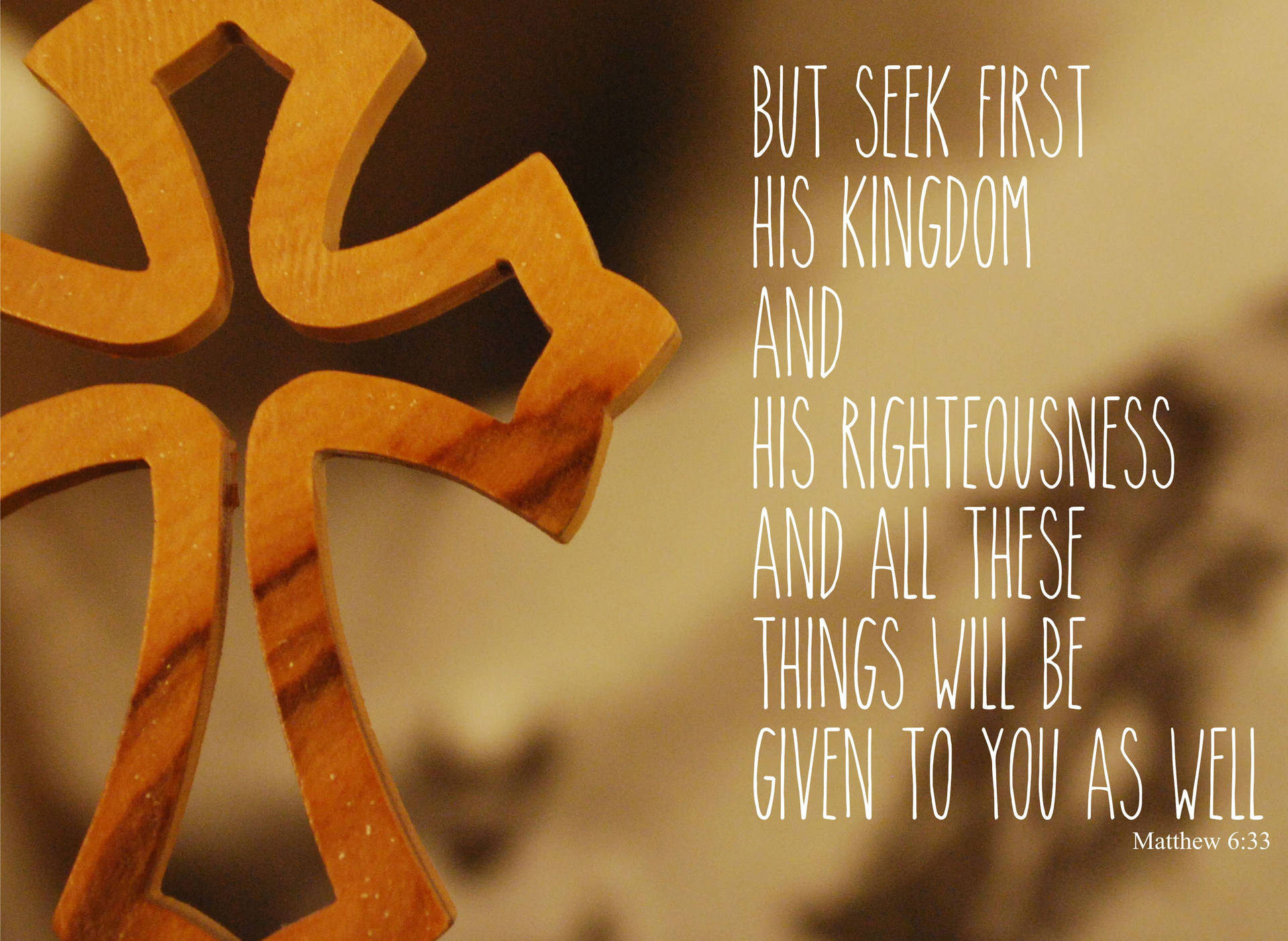 Seek The Kingdom Bible Quote