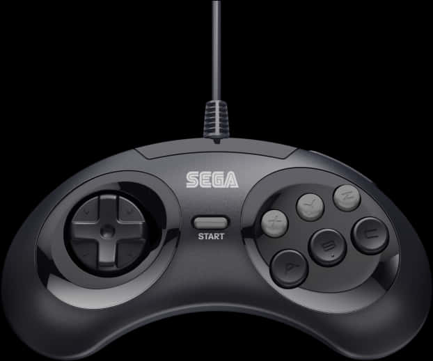 Sega Gamepad Classic Controller PNG