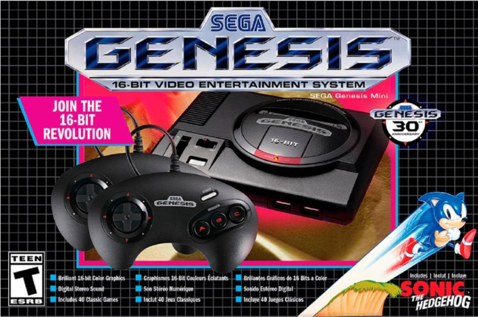 Sega Genesis Mini Advertisement PNG