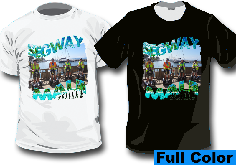 Segway Maui Tour Tshirt Design PNG