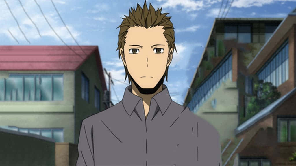 Seiji Yagiri, a charismatic character from the anime Durarara!! Wallpaper