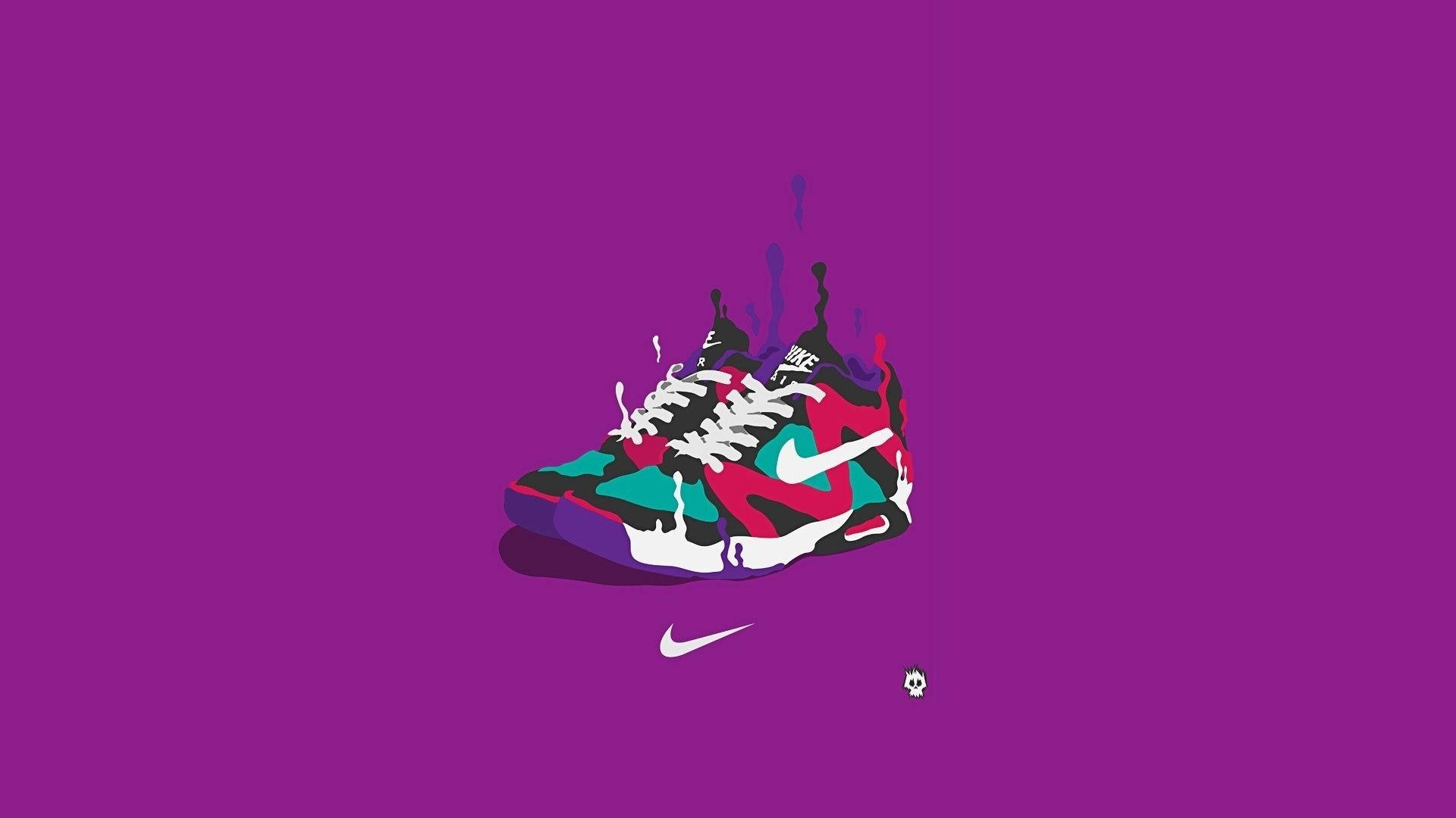 Seje Nike Sko Digital Art Wallpaper