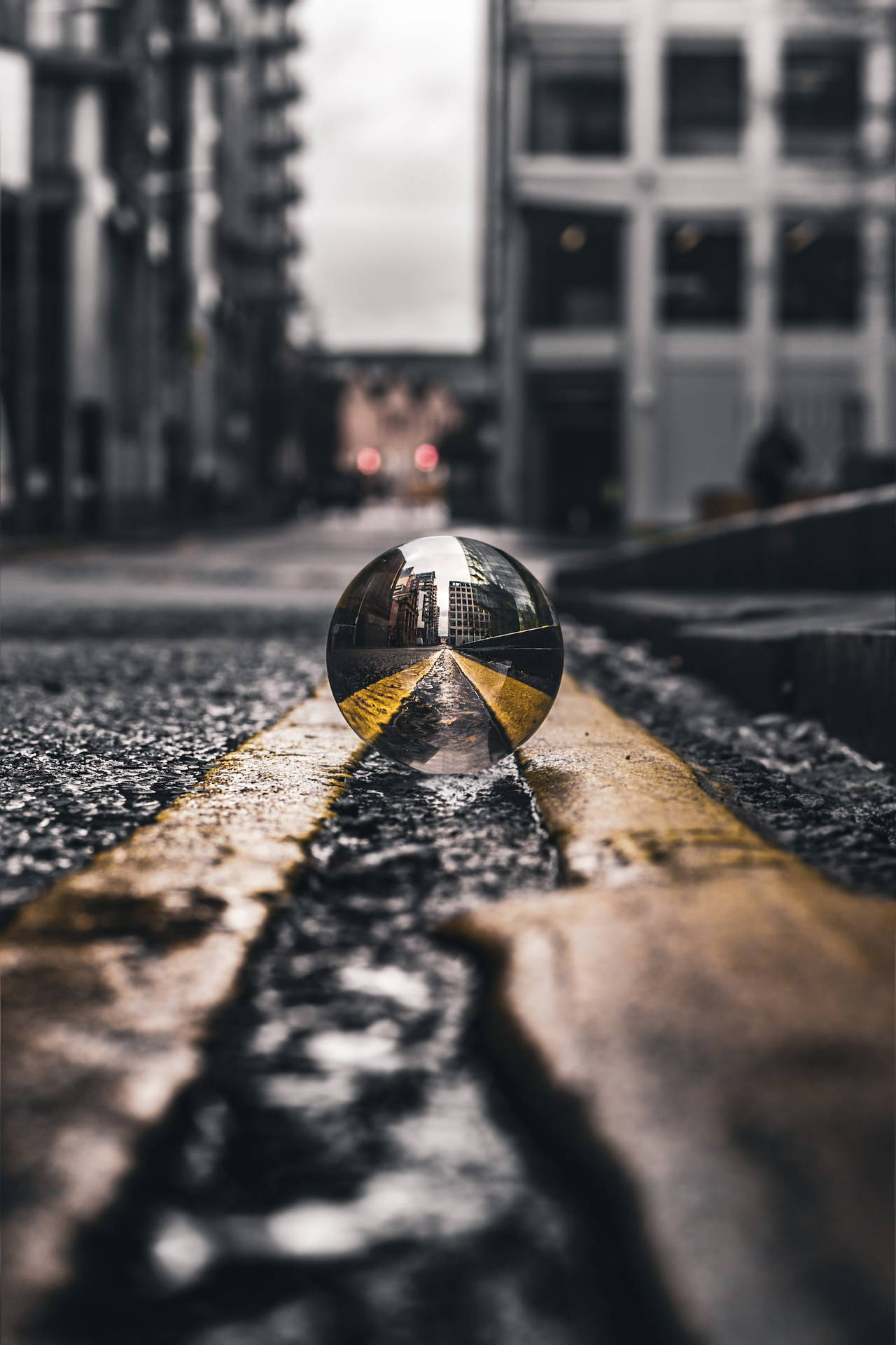 Selektivefokus Lens Ball Wallpaper