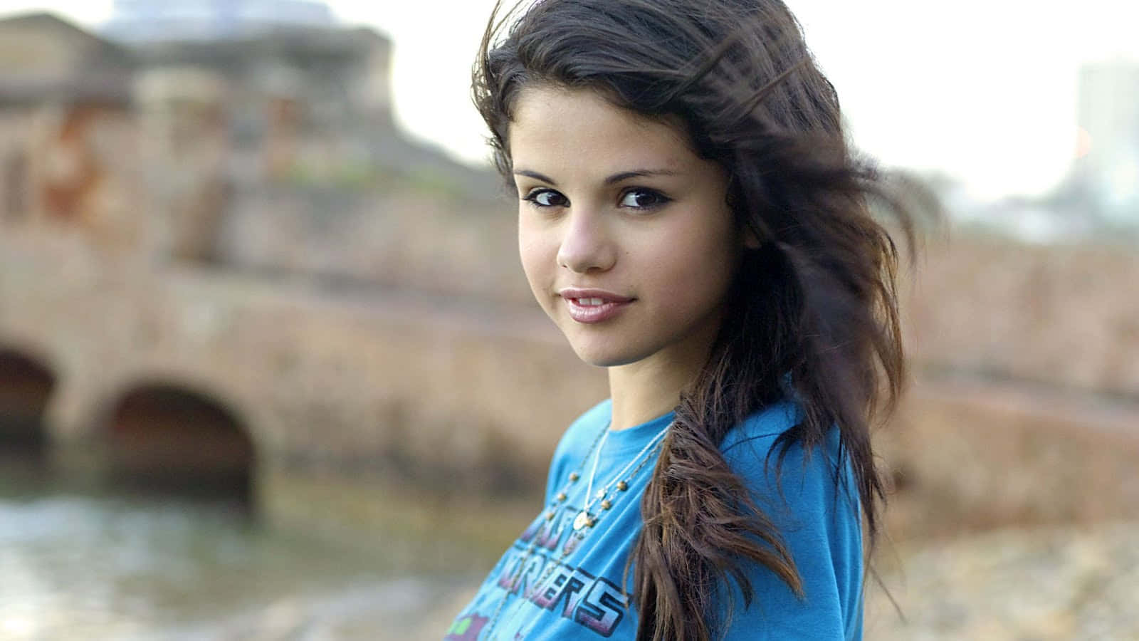 Selena Gomez ung Teenage pige glamour tapet Wallpaper