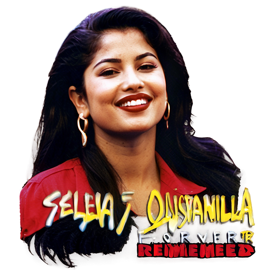 Selena Quintanilla Forever Remembered Tribute Png 23 PNG