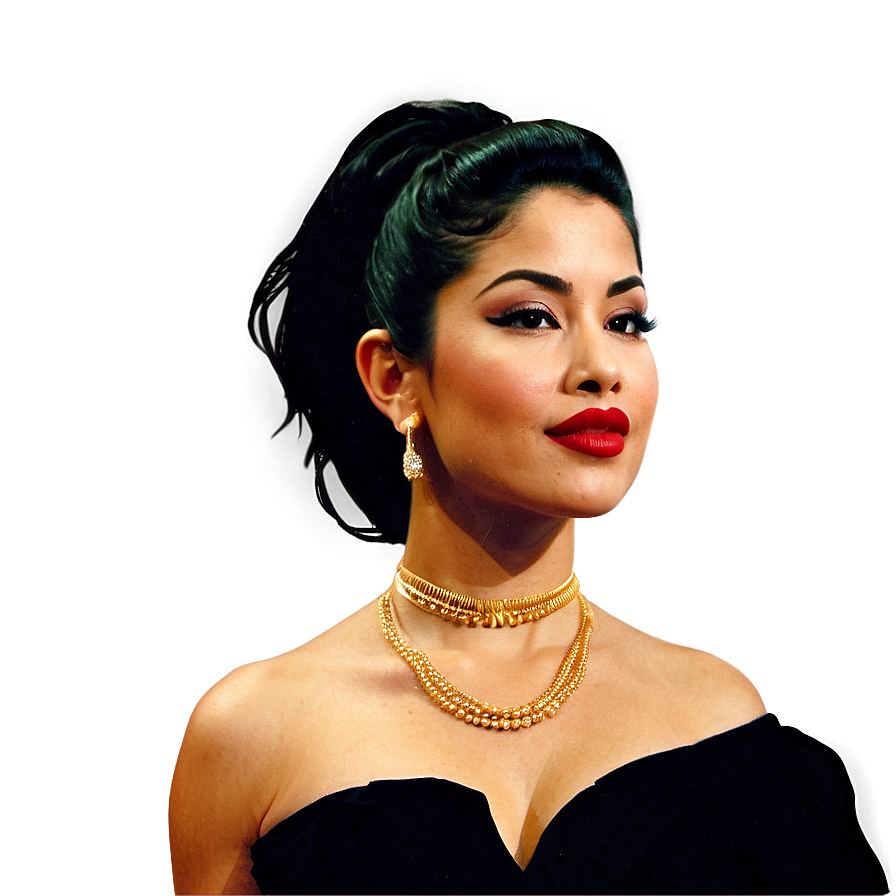 Download Selena Quintanilla Grammy Awards Look Png Ath92 | Wallpapers.com