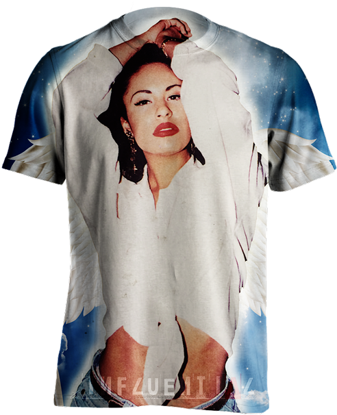 Selena Quintanilla Graphic T Shirt Design PNG