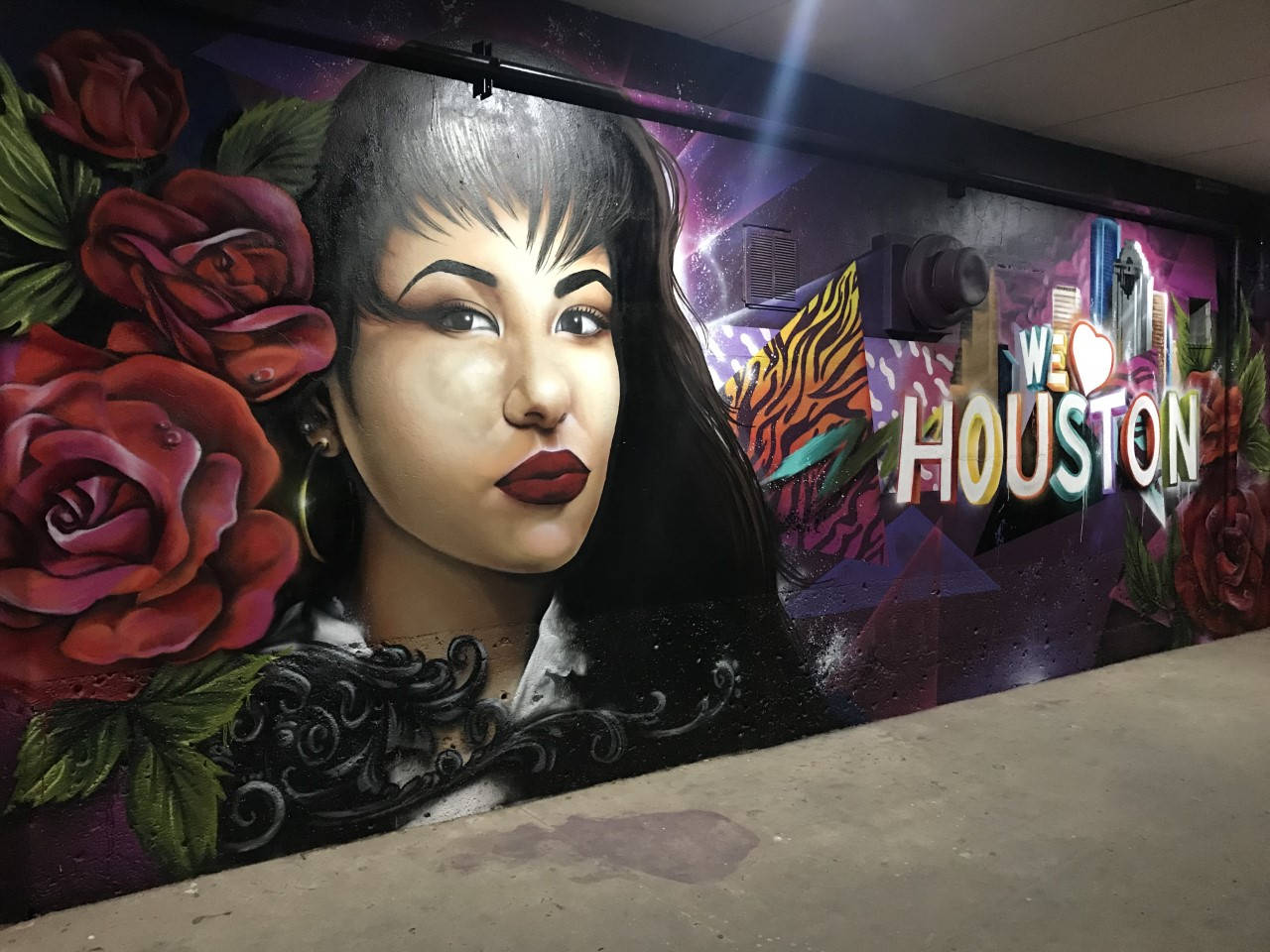 Selena Quintanilla Houston Graffiti Wallpaper