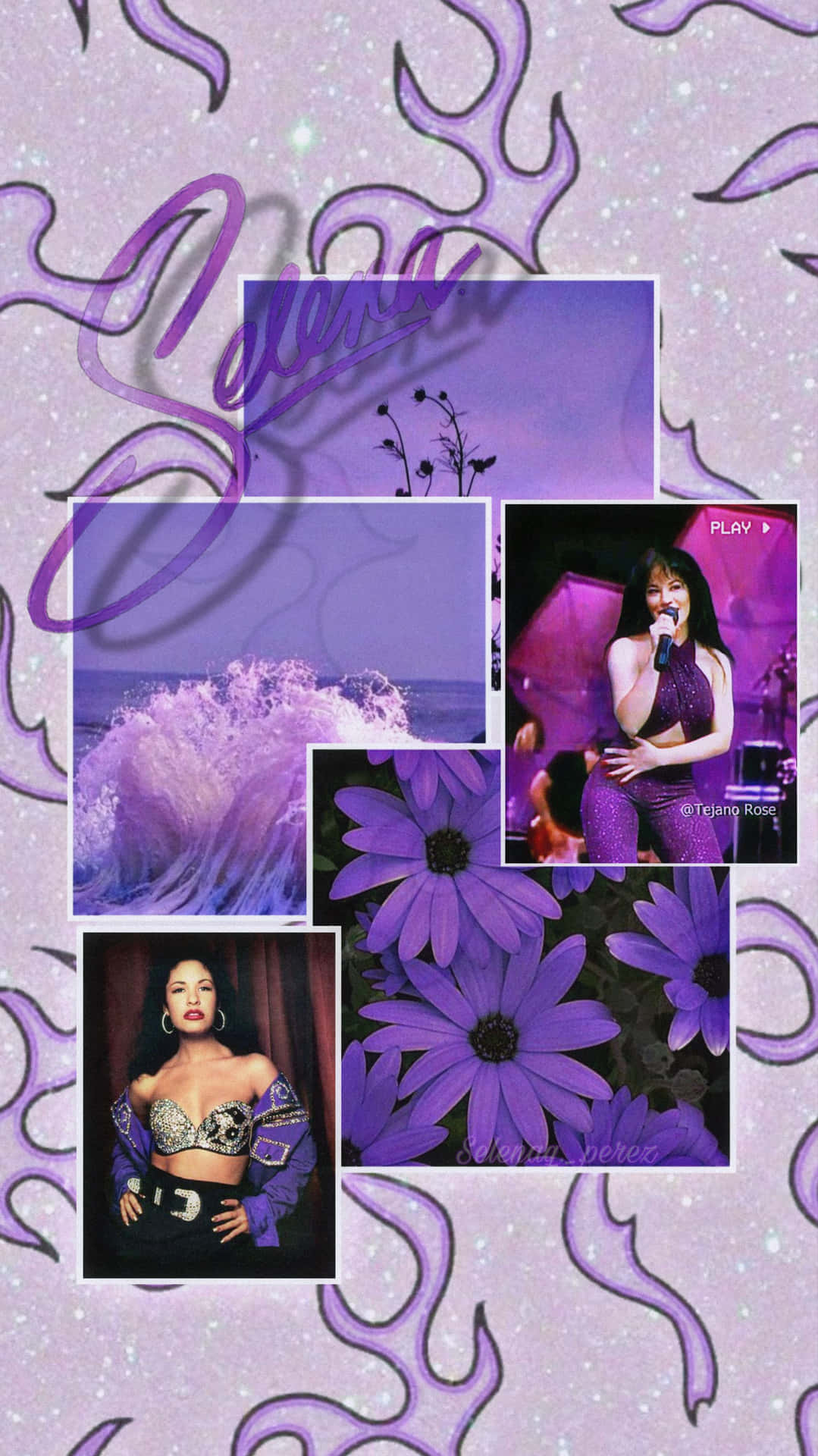Omfavn den ikoniske stil af Selena Quintanilla-Perez Wallpaper