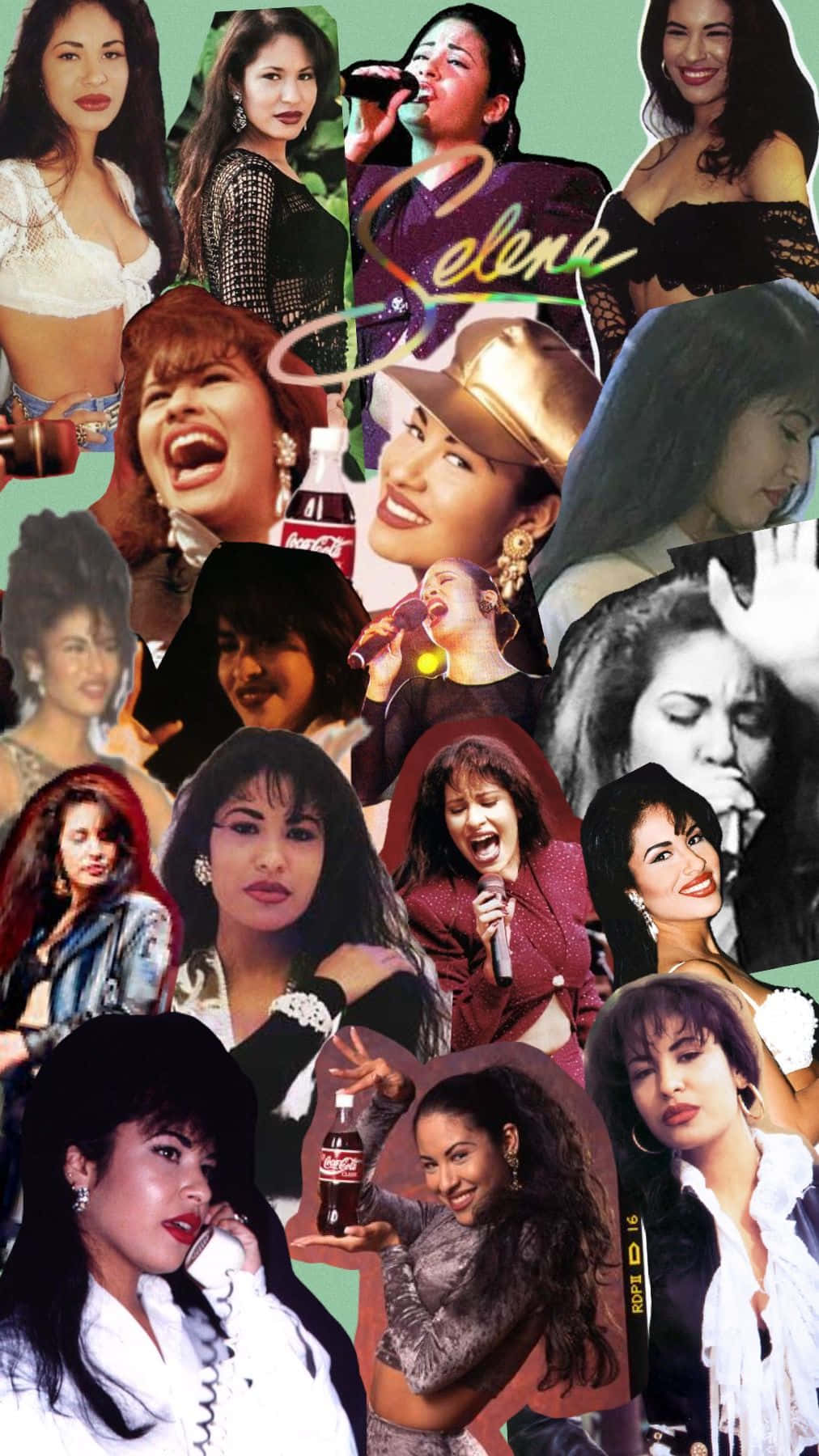 Experience the music of Selena Quintanilla on your Iphone Wallpaper