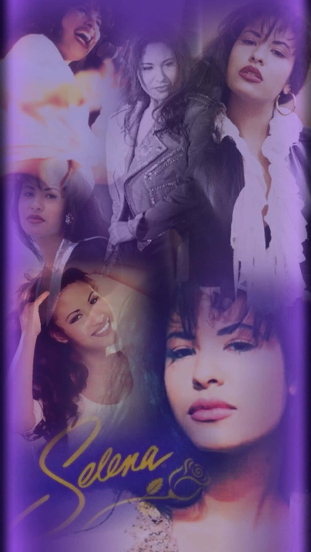 Listen to the Music of the Iconic Selena Quintanilla on Your Iphone Wallpaper