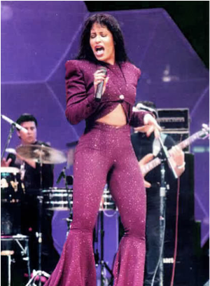 Download Selena Quintanilla Performingon Stage | Wallpapers.com